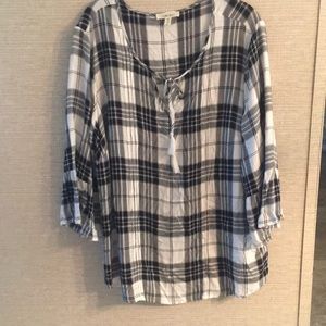 1x black/white blouse by Como Blu